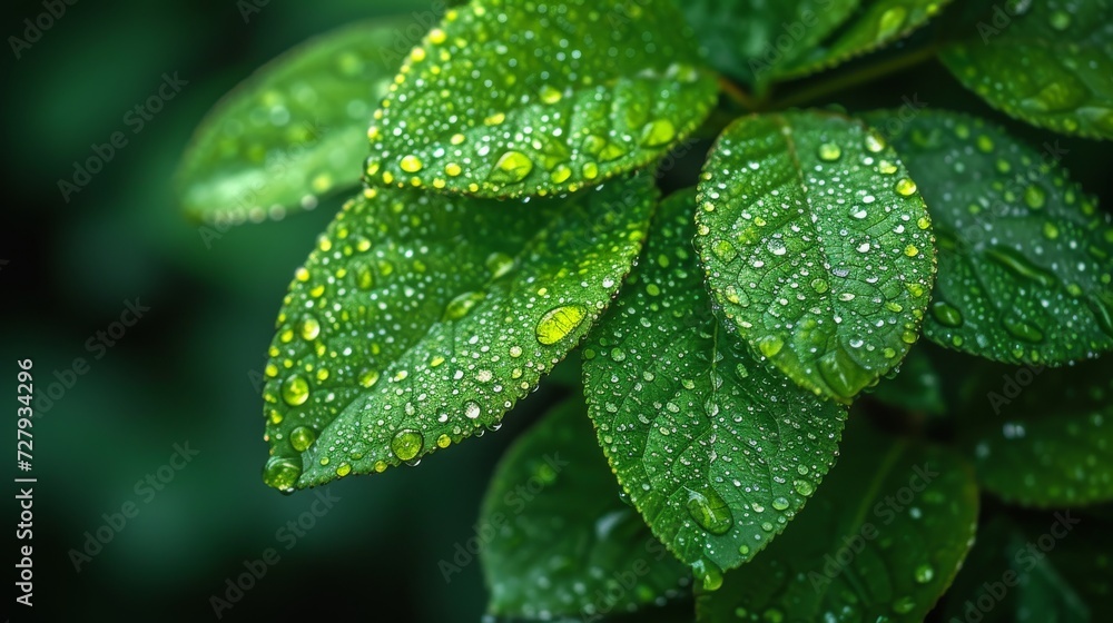 Droplets on Leaves, Close-ups of rain or dew droplets on leaves, emphasizing nature's beauty. Droplets on Leaves, Close-ups of rain or dew droplets on leaves, emphasizing nature's beauty.