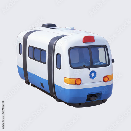 Train MRT Icon Illustration Isolated Background