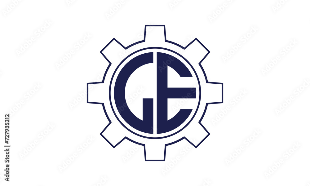 LE initial letter mechanical circle logo design vector template. industrial, engineering, servicing, word mark, letter mark, monogram, construction, business, company, corporate, commercial, geometric LE initial letter mechanical circle logo design vector template. industrial, engineering, servicing, word mark, letter mark, monogram, construction, business, company, corporate, commercial, geometric