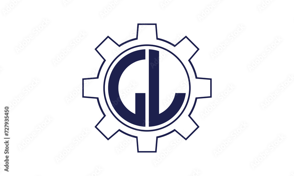 LL initial letter mechanical circle logo design vector template. industrial, engineering, servicing, word mark, letter mark, monogram, construction, business, company, corporate, commercial, geometric LL initial letter mechanical circle logo design vector template. industrial, engineering, servicing, word mark, letter mark, monogram, construction, business, company, corporate, commercial, geometric