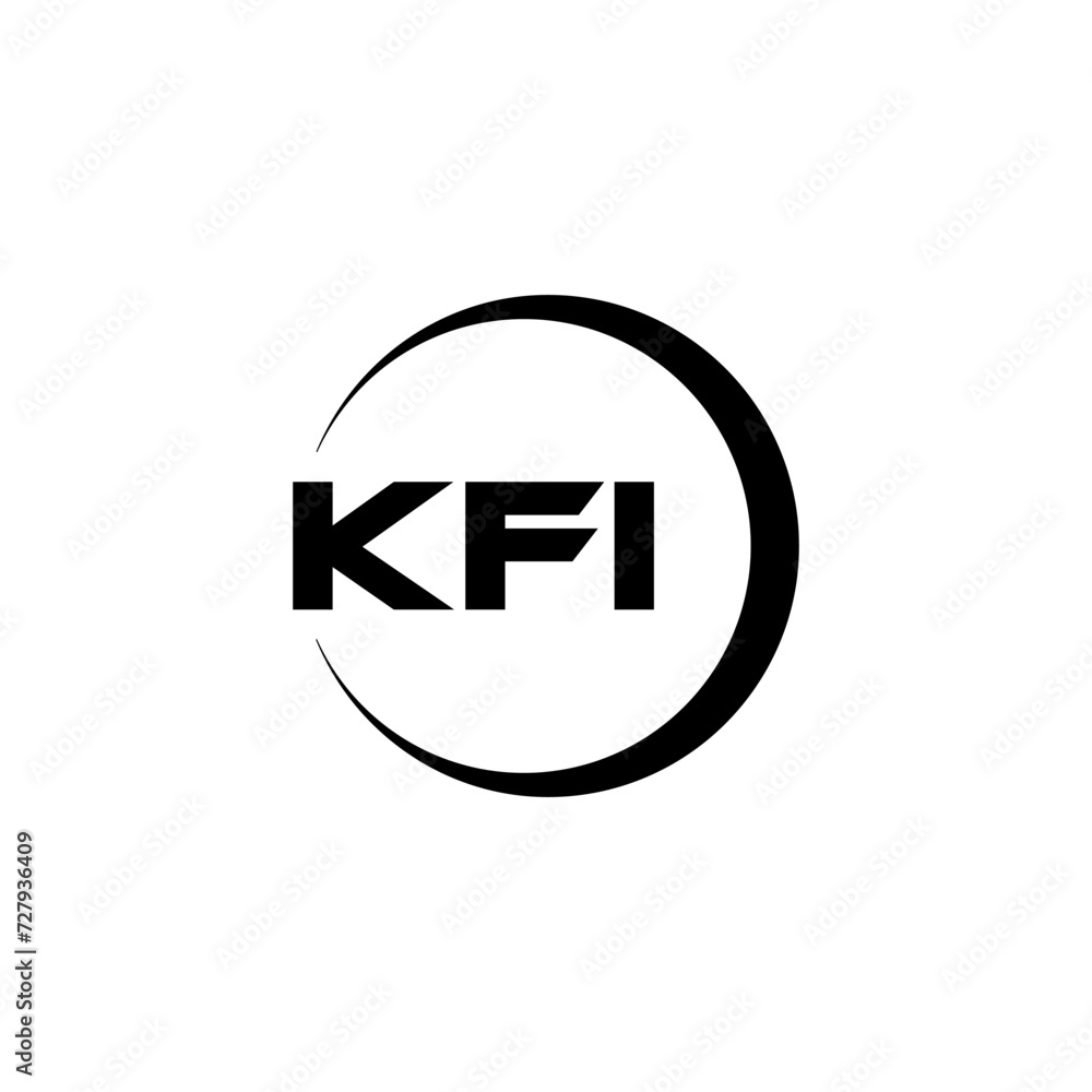 KFI letter logo design with white background in illustrator, cube logo, vector logo, modern alphabet font overlap style. calligraphy designs for logo, Poster, Invitation, etc. KFI letter logo design with white background in illustrator, cube logo, vector logo, modern alphabet font overlap style. calligraphy designs for logo, Poster, Invitation, etc.