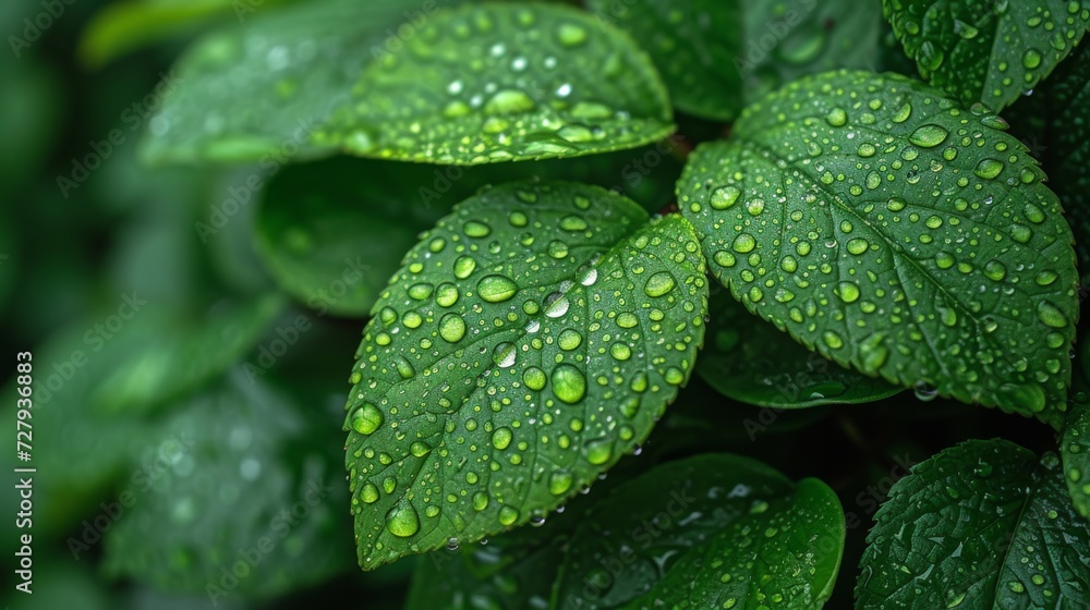 Droplets on Leaves, Close-ups of rain or dew droplets on leaves, emphasizing nature's beauty. Droplets on Leaves, Close-ups of rain or dew droplets on leaves, emphasizing nature's beauty.
