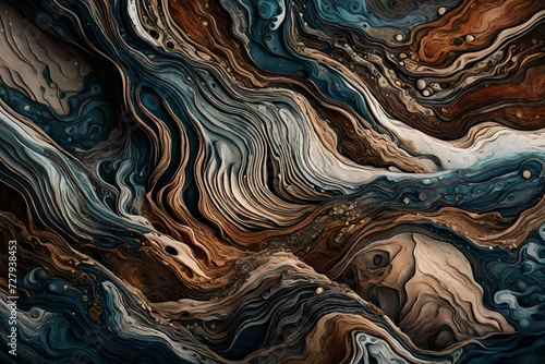 Organic and dreamlike abstract art featuring mesmerizing textures