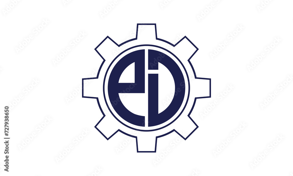 PD initial letter mechanical circle logo design vector template. industrial, engineering, servicing, word mark, letter mark, monogram, construction, business, company, corporate, commercial, geometric PD initial letter mechanical circle logo design vector template. industrial, engineering, servicing, word mark, letter mark, monogram, construction, business, company, corporate, commercial, geometric