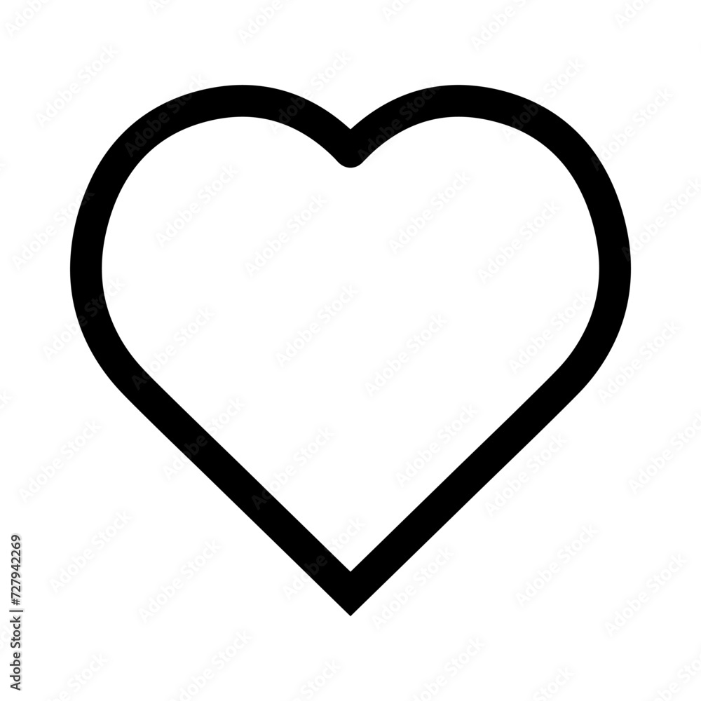 Heart icon vector. Love sign symbol vector. Heart vector icon illustration isolated on white background Heart icon vector. Love sign symbol vector. Heart vector icon illustration isolated on white background