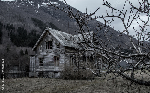 Creepy abandoned house in Norway