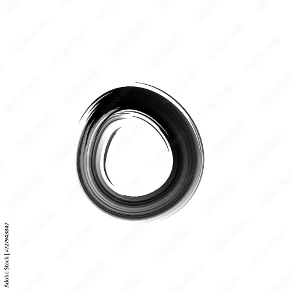 Hand Drawn Circle Brush Stroke Hand Drawn Circle Brush Stroke
