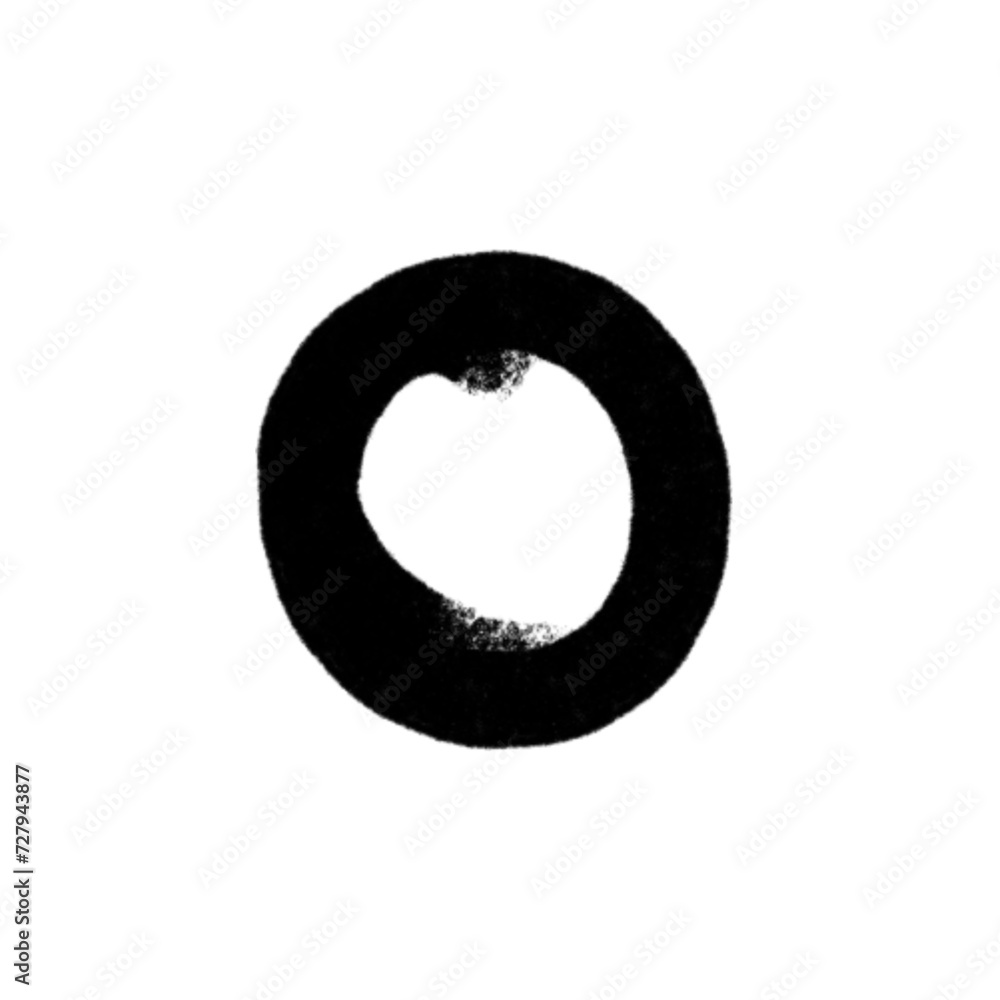 Hand Drawn Circle Brush Stroke Hand Drawn Circle Brush Stroke