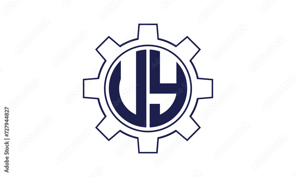 UY initial letter mechanical circle logo design vector template. industrial, engineering, servicing, word mark, letter mark, monogram, construction, business, company, corporate, commercial, geometric UY initial letter mechanical circle logo design vector template. industrial, engineering, servicing, word mark, letter mark, monogram, construction, business, company, corporate, commercial, geometric
