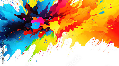 modern cool hip inspired splash background, mixed colors