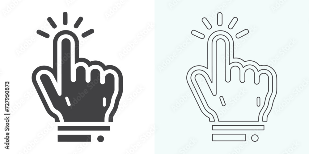Hand-click icon set. pointer icon vectors. hand cursor icon click. pointer icon vector. hand cursor icon vector Hand-click icon set. pointer icon vectors. hand cursor icon click. pointer icon vector. hand cursor icon vector