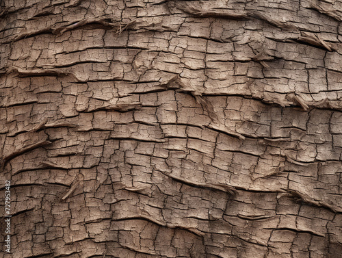 Old Tree Bark Texture Close-up, Detailed Natural Background for Environmental and Age Concepts
