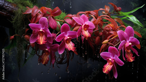 A Bunch of Flowers Sitting on a Table