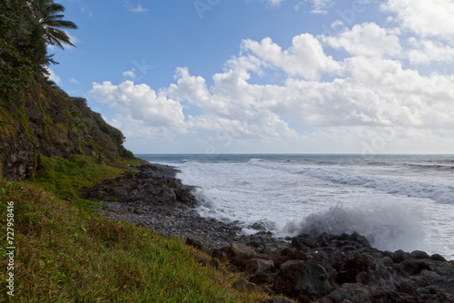 Coastline of Sainte-Suzanne de la Reunion
