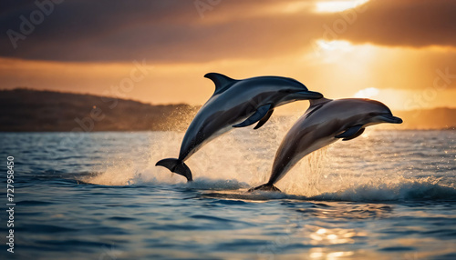 Playful dolphins Image © atonp