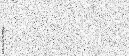 White granite terrazzo floor seamless pattern .concrete textured surface .Grain dots white wall background texture .stone granite black white background marble surface pattern. 