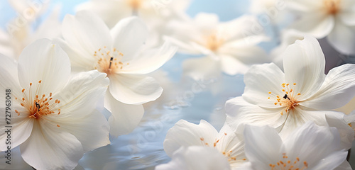 white magnolia flower