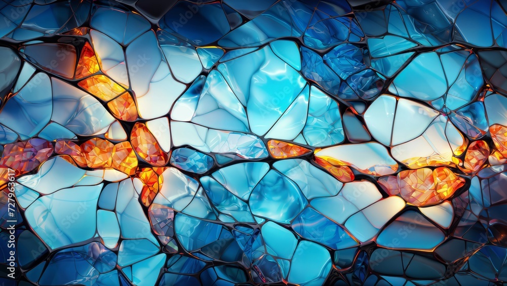 Fire and Glass: A Broken Glass Wall with a Fire in It and Abstract Fractal Art and Fractal Glass Fire and Glass: A Broken Glass Wall with a Fire in It and Abstract Fractal Art and Fractal Glass