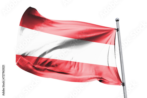 Austrian flag on transparent background. Png