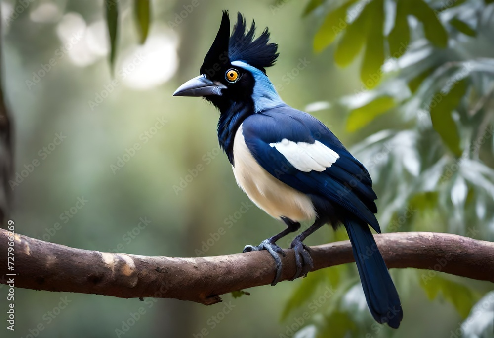 Obraz premium blue jay on a branch