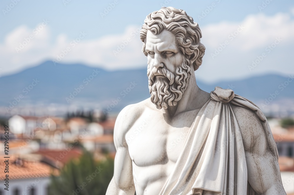 Homer statue. Author of the Iliad and the Odyssey. Homer statue. Author of the Iliad and the Odyssey.