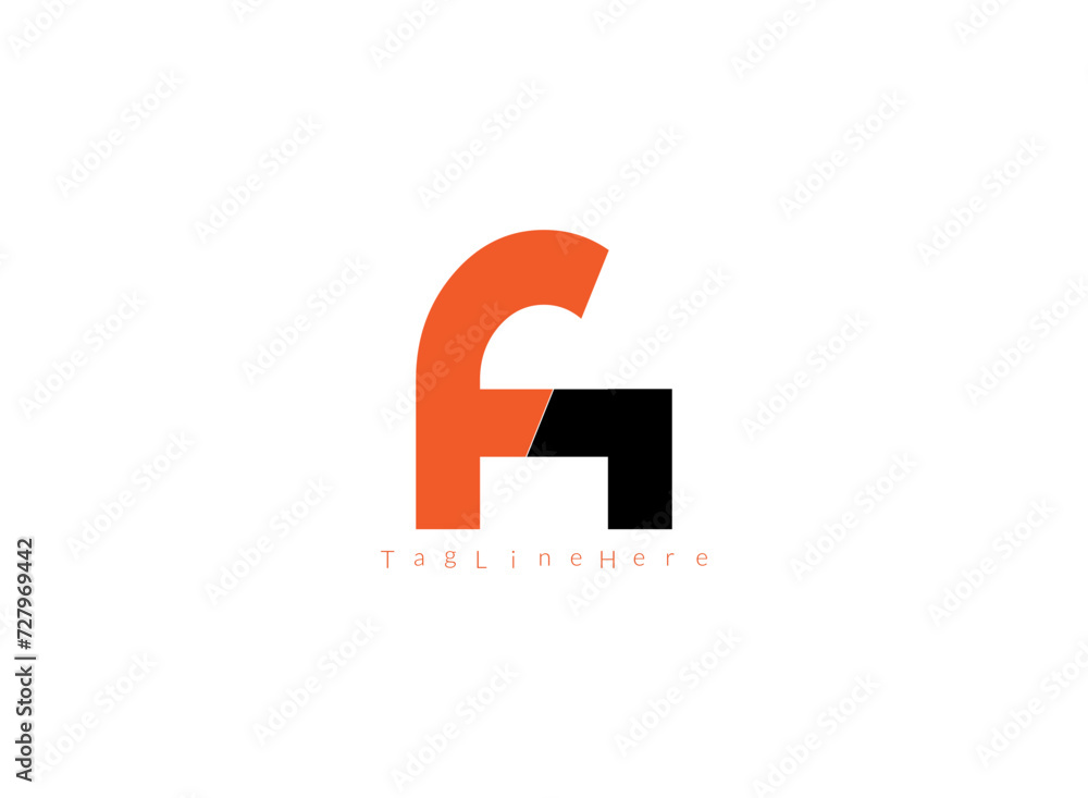 Creative FH latter logo useful and unique latter Creative FH latter logo useful and unique latter