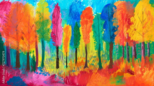 Enchanting Crayon Forest Adventure