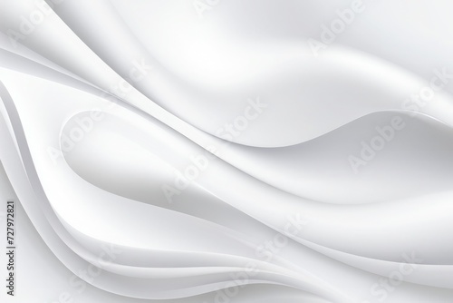 Gentle Light Background with White Silk and Space for Your Design Element or Text