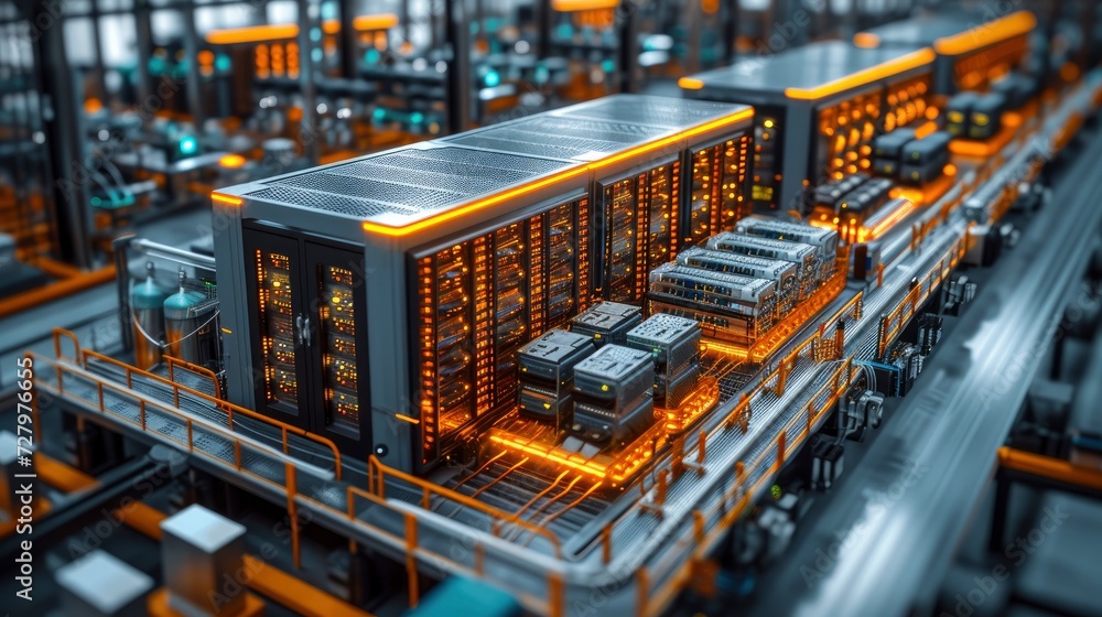 Comprehensive Server Network Floorplan, An In-Depth and Detailed Layout ...