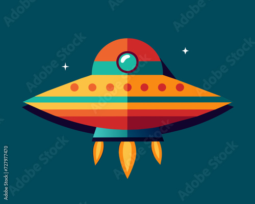 starship space galaxy planet universe cosmos world vector future stars eternity