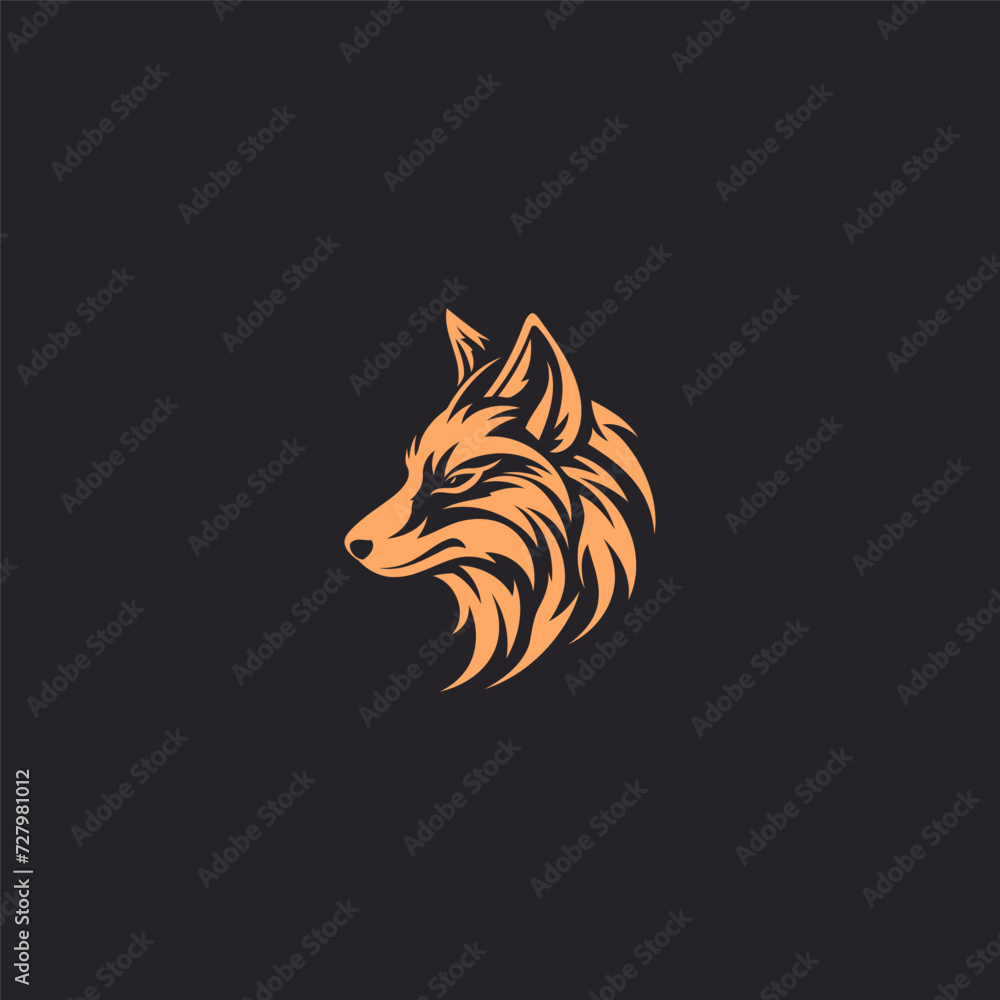 Wolf logo design vector template Wolf logo design vector template