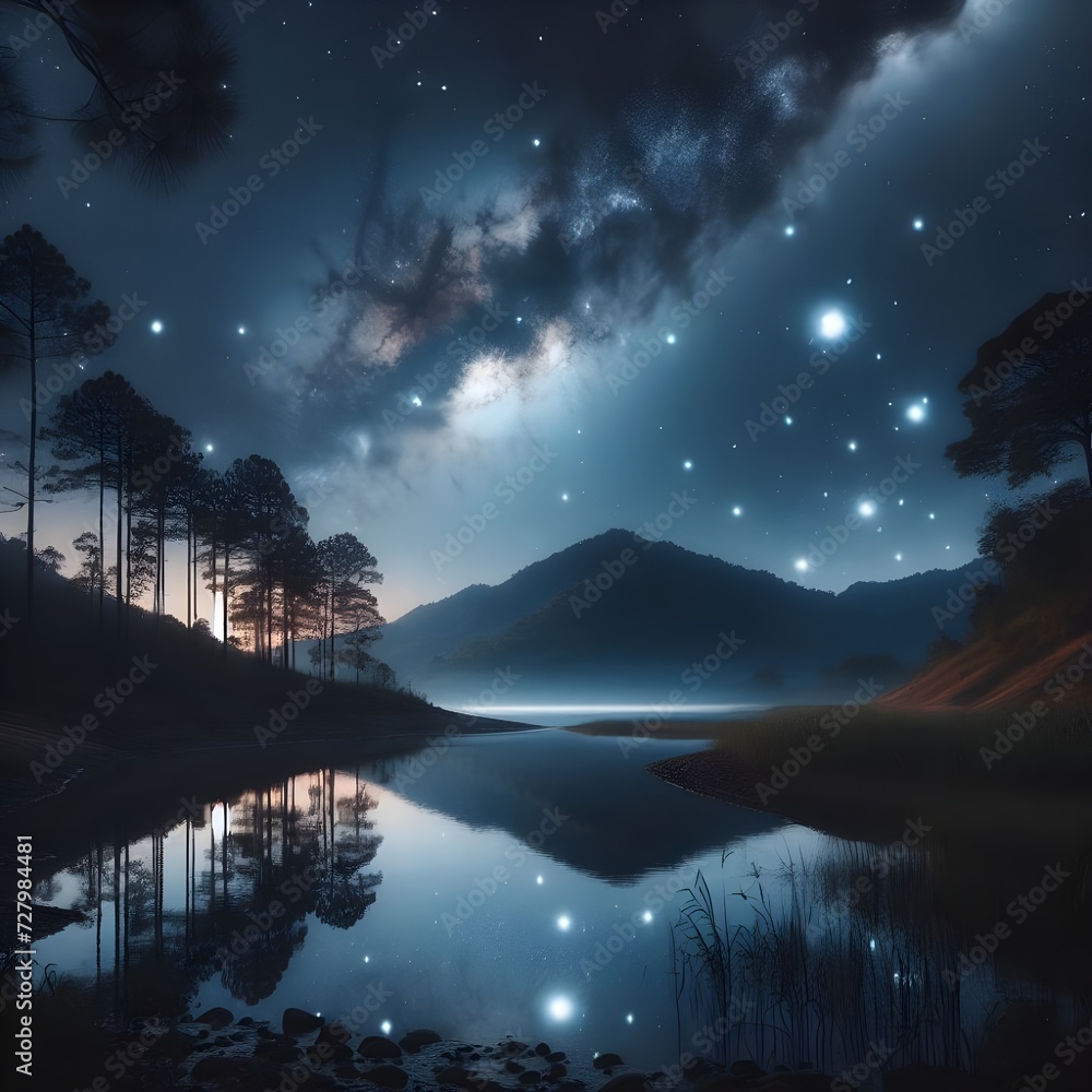 Starry Lake Serenity