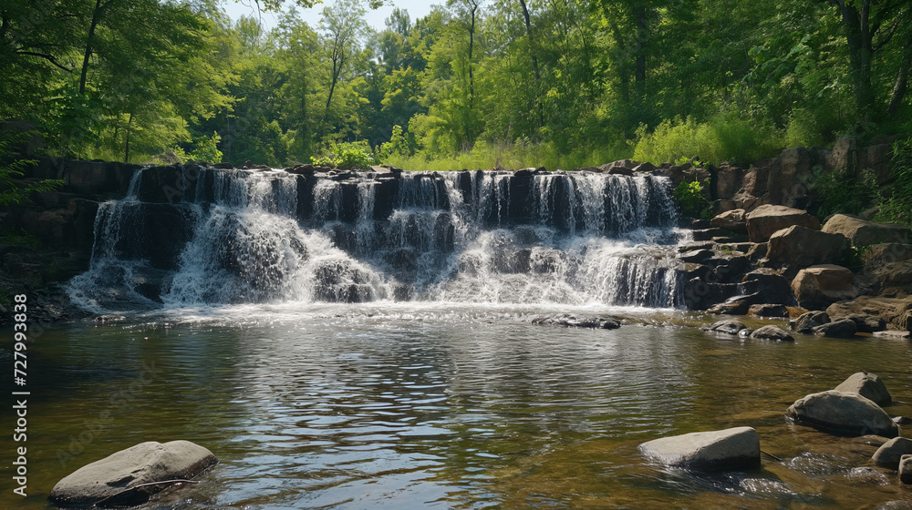 Fototapeta premium waterfall in the forest