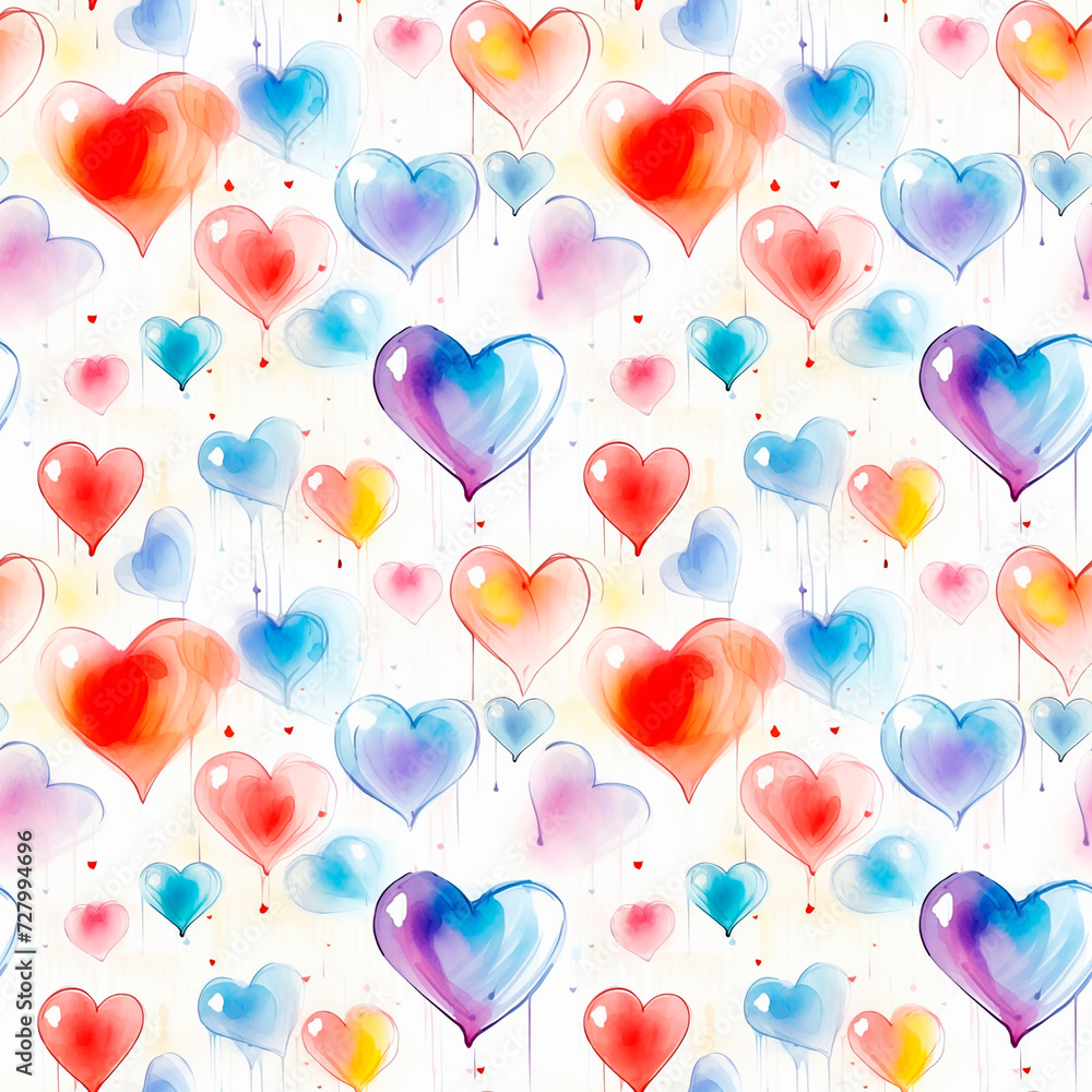 seamless background with hearts seamless background with hearts