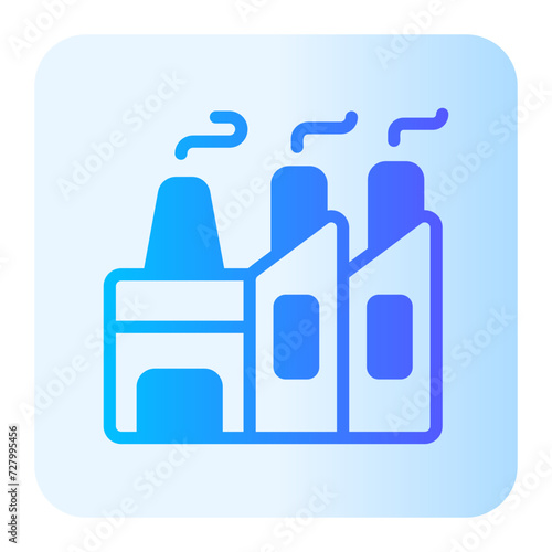 factory gradient icon