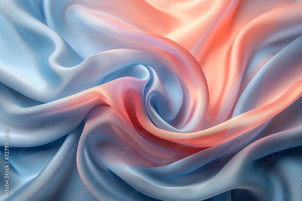 Obraz premium a smooth and flowing abstract surface with a glossy finish