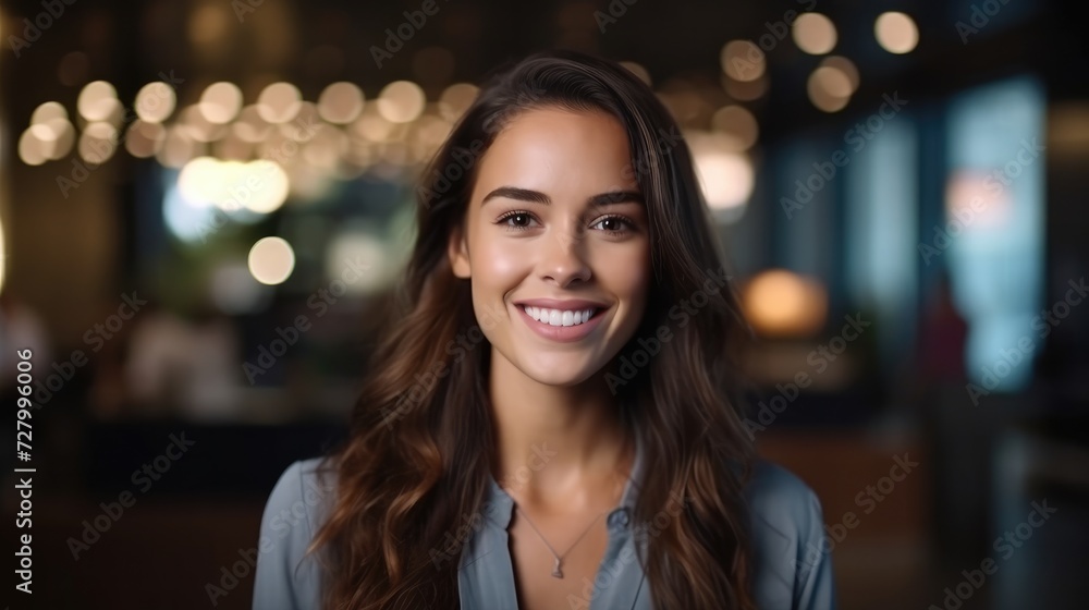 Portrait of a beautiful businesswoman smiling at the camera Portrait of a beautiful businesswoman smiling at the camera
