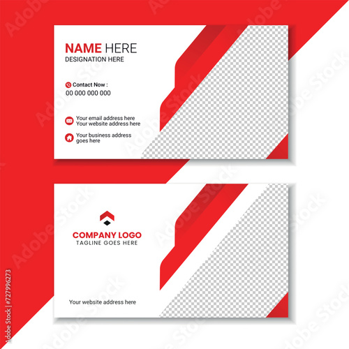 Creative Modern Business Card Design Template  (ID: 727996273)