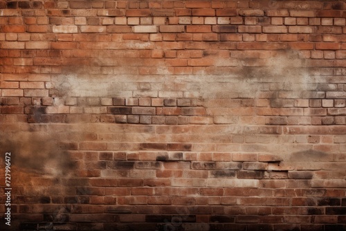 an old brick wall in a brown color