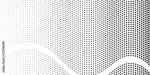 Dotted halftone waves. Abstract liquid shapes, wave effect point wave texture gradient isolated vector symbols set. Halftone graphic dot wave.eps10 photo