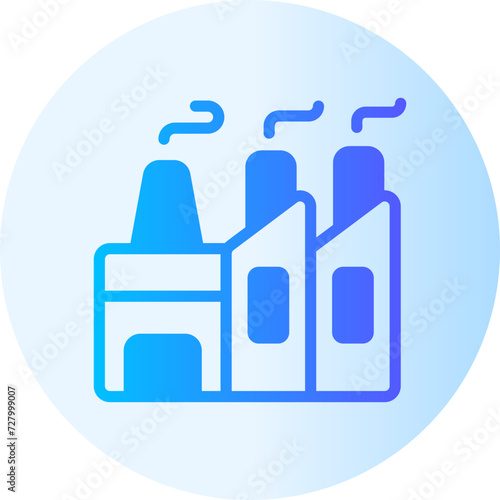factory gradient icon