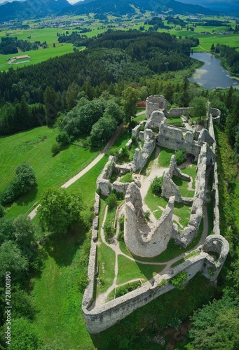 Burgruine Luftbild