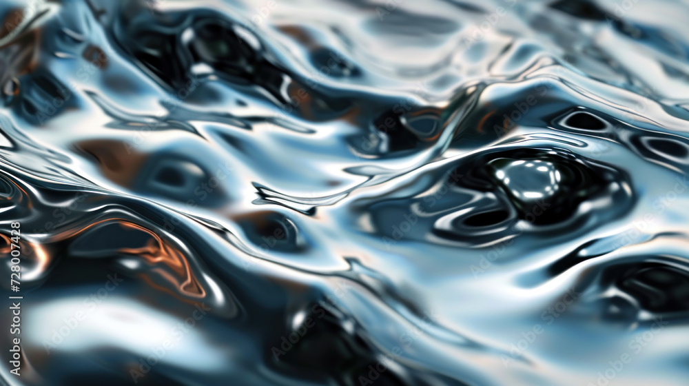 Abstract liquid metal as wallpaper background illustration Abstract liquid metal as wallpaper background illustration