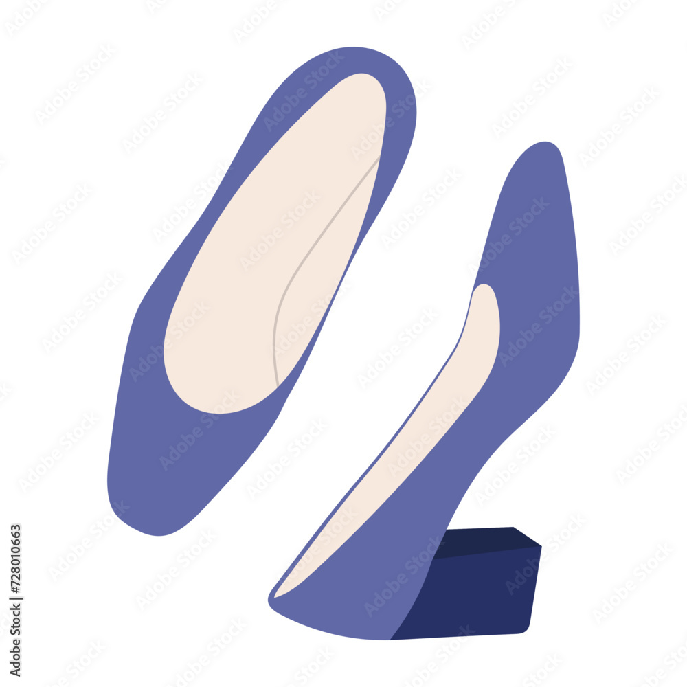 women's shoes on a white background vector women's shoes on a white background vector
