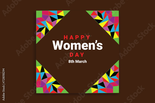 happy women's day social media post 