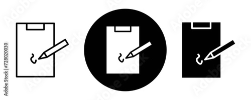 Annotation outline icon collection or set. Annotation Thin vector line art