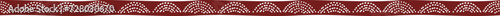 Decorative border with tribal pattern