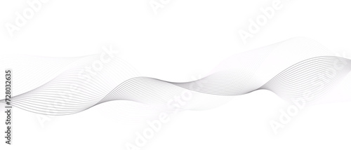 abstract background with waves. blend line background. abstract black wave on white background © Aquarium