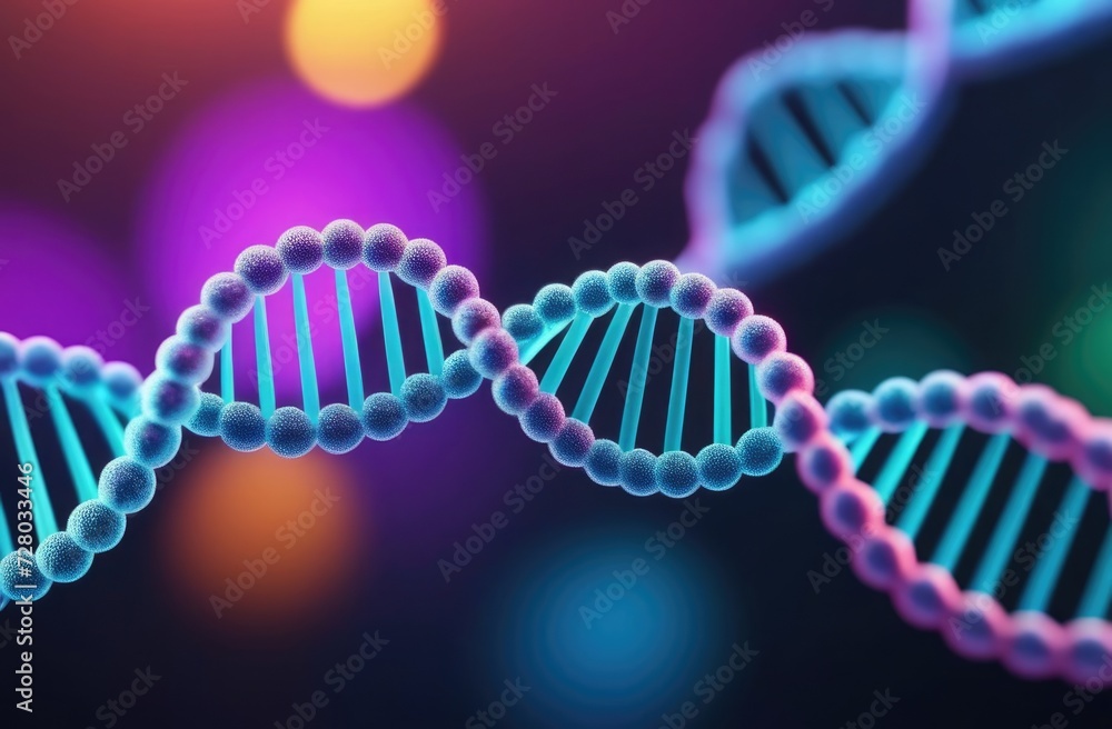 DNA Day, dna structure, Genetic Code, Science Biotechnology, blue spiral dna, Medical science research, Science laboratory experiments, dark background bokeh