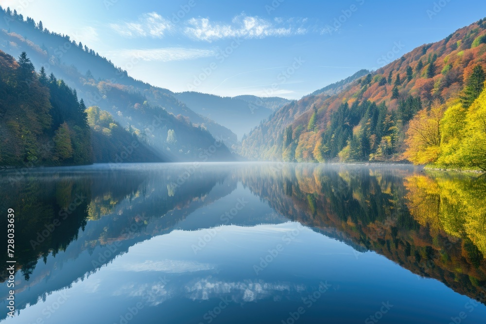 lake in the mountains